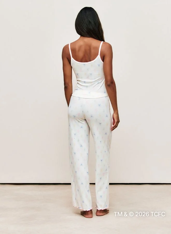 UNDIZ blue Striped flannel trousers for Women | Best Price UAE